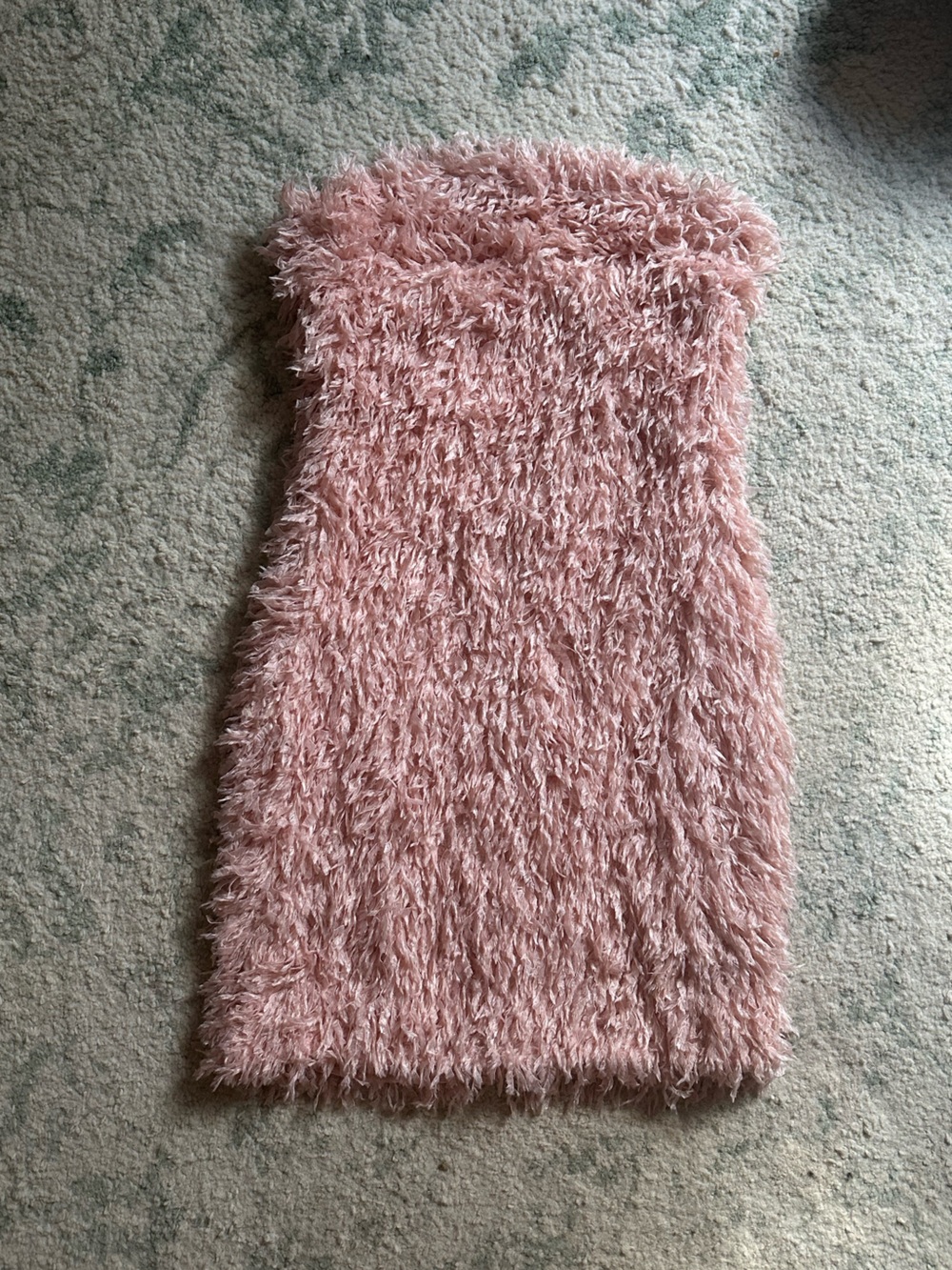 Pink Fringe Mini Dress